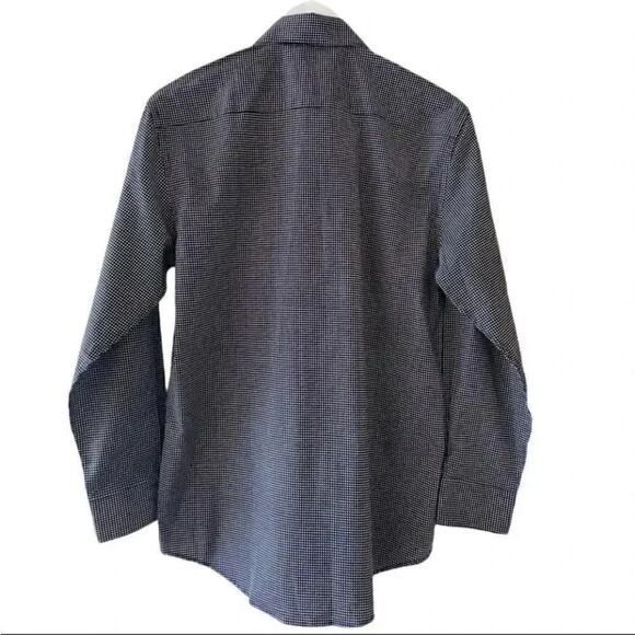 Jones New York Men's Slim-Fit Performance Stretch Cooling Tech Dress Shirt SZ M - Picture 4 of 10